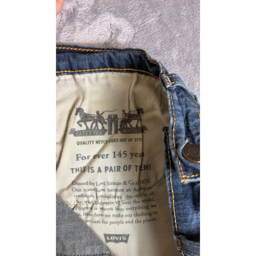 Levi’s 514 Jeans Mens Size 36 x 34 Blue Denim Straight Leg EUC
